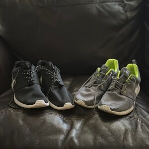 Nike Black and Gray Sneakers Set